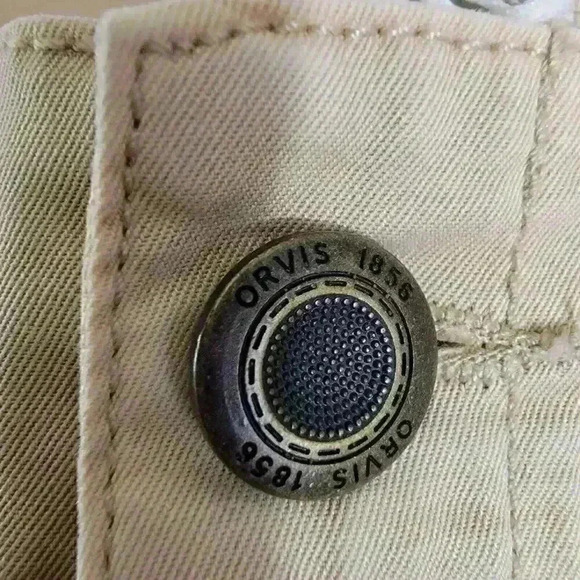 Orvis Cargo Pants Womens 8 Tan Khaki Chino Outdoor Hiking Camping Gorpcore - Picture 3 of 16